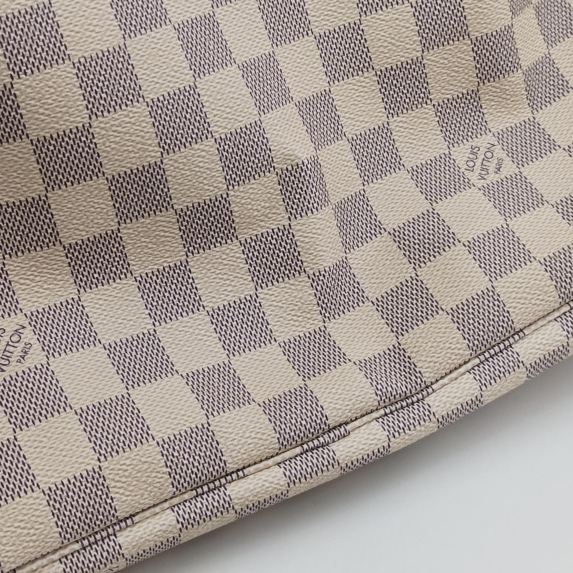 Pre-owned Louis Vuitton NEVERFULL GM Azur Damier Canvas N51108 shoulderbag | stylenewstar