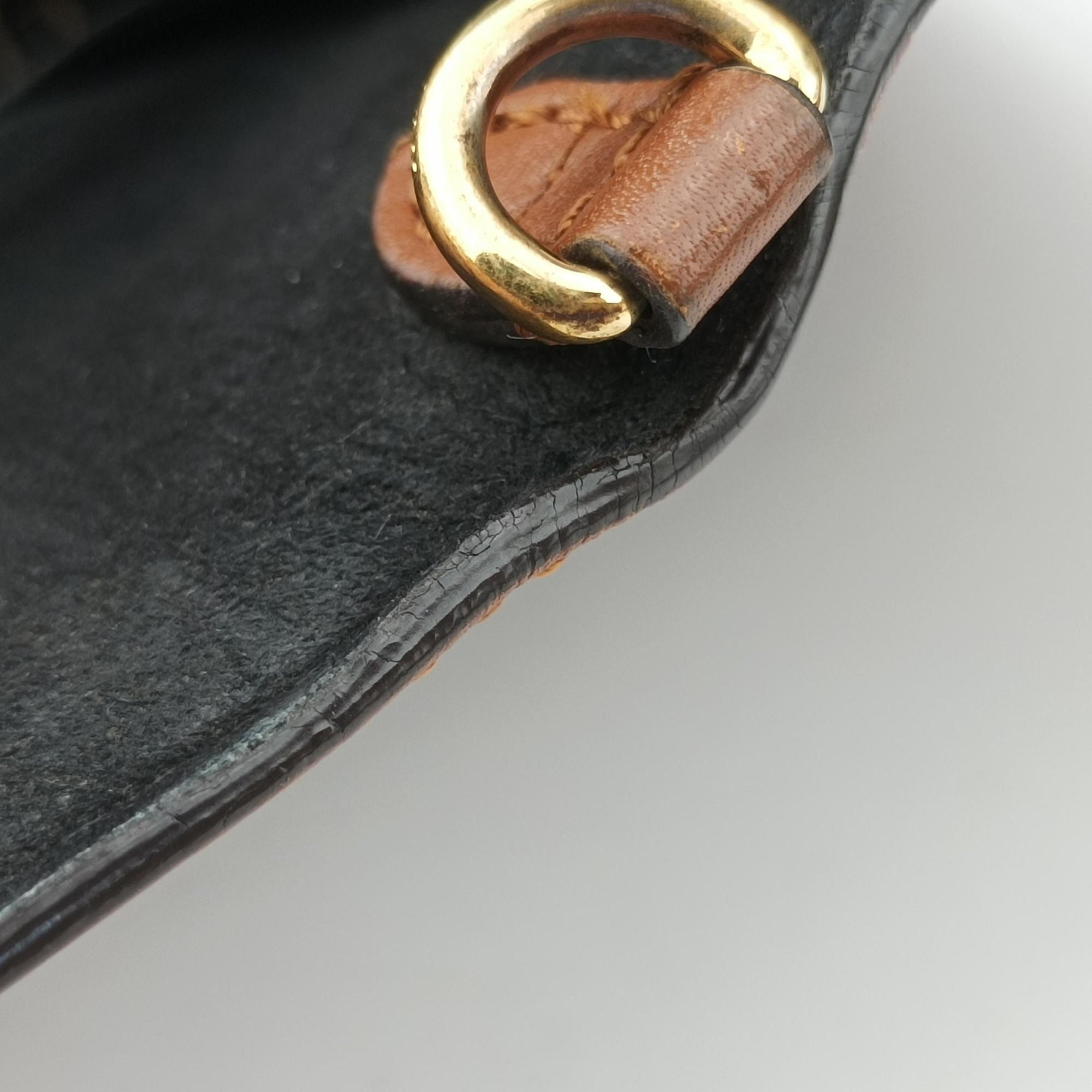 Pre-owned Louis Vuitton DAUPHINE brown monogram reverse M44586 bum bag/waist bag | stylenewstar