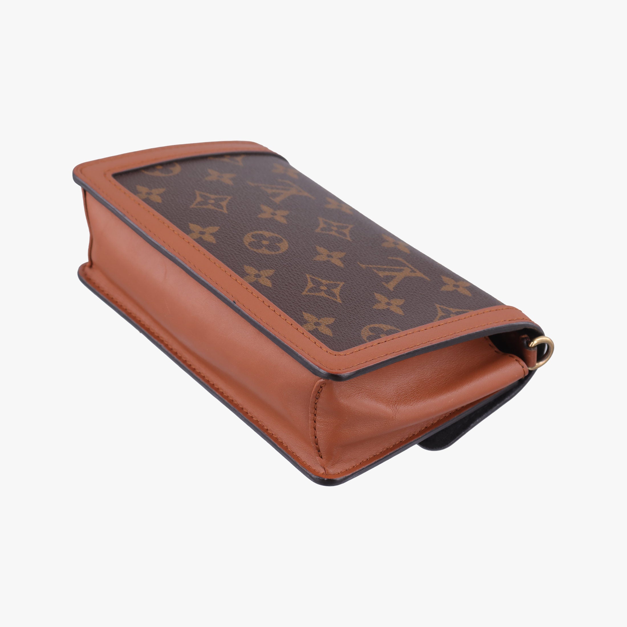 Pre-owned Louis Vuitton DAUPHINE brown monogram reverse M44586 bum bag/waist bag | stylenewstar