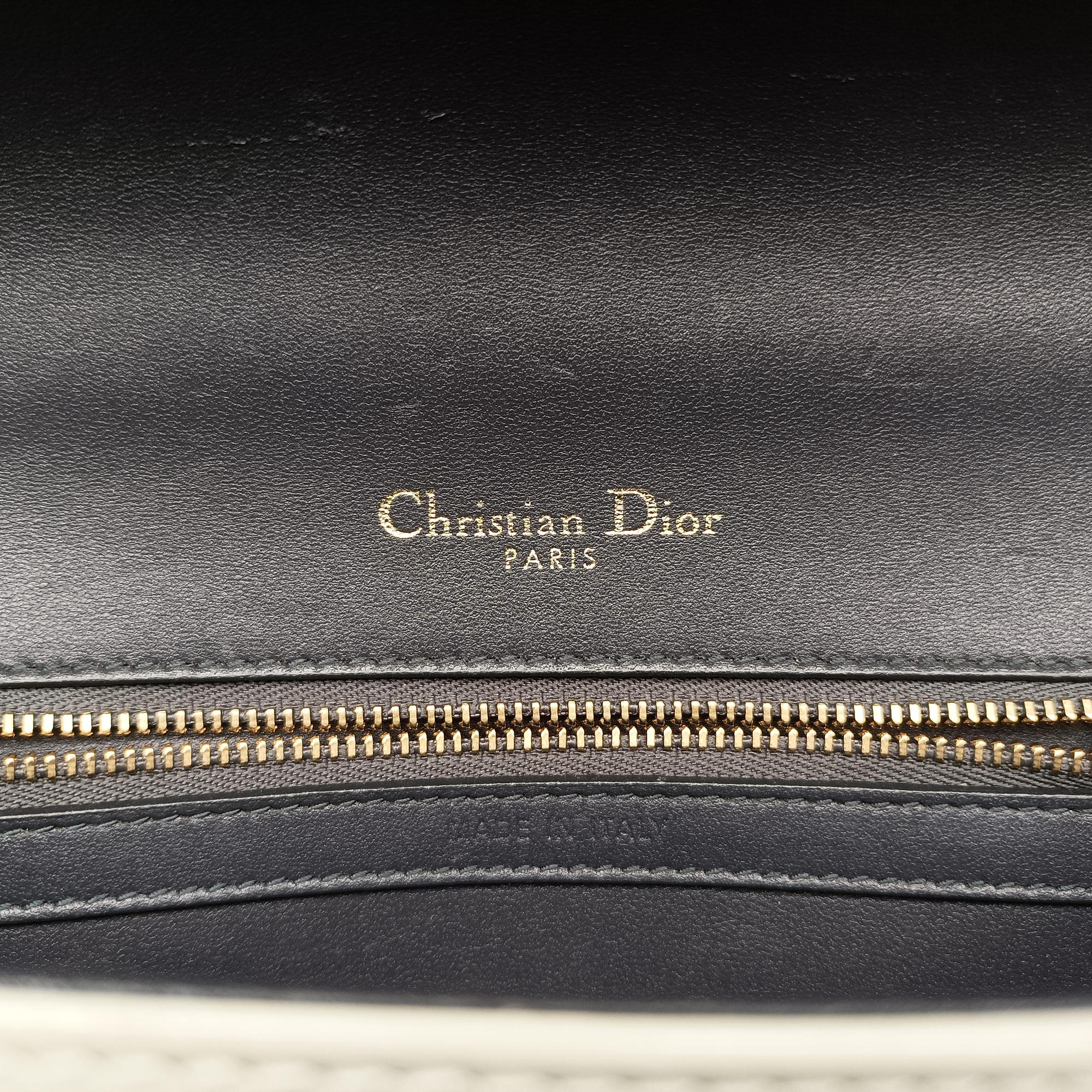 Secondhand Christian Dior Diorama White Leather  shoulderbag | stylenewstar