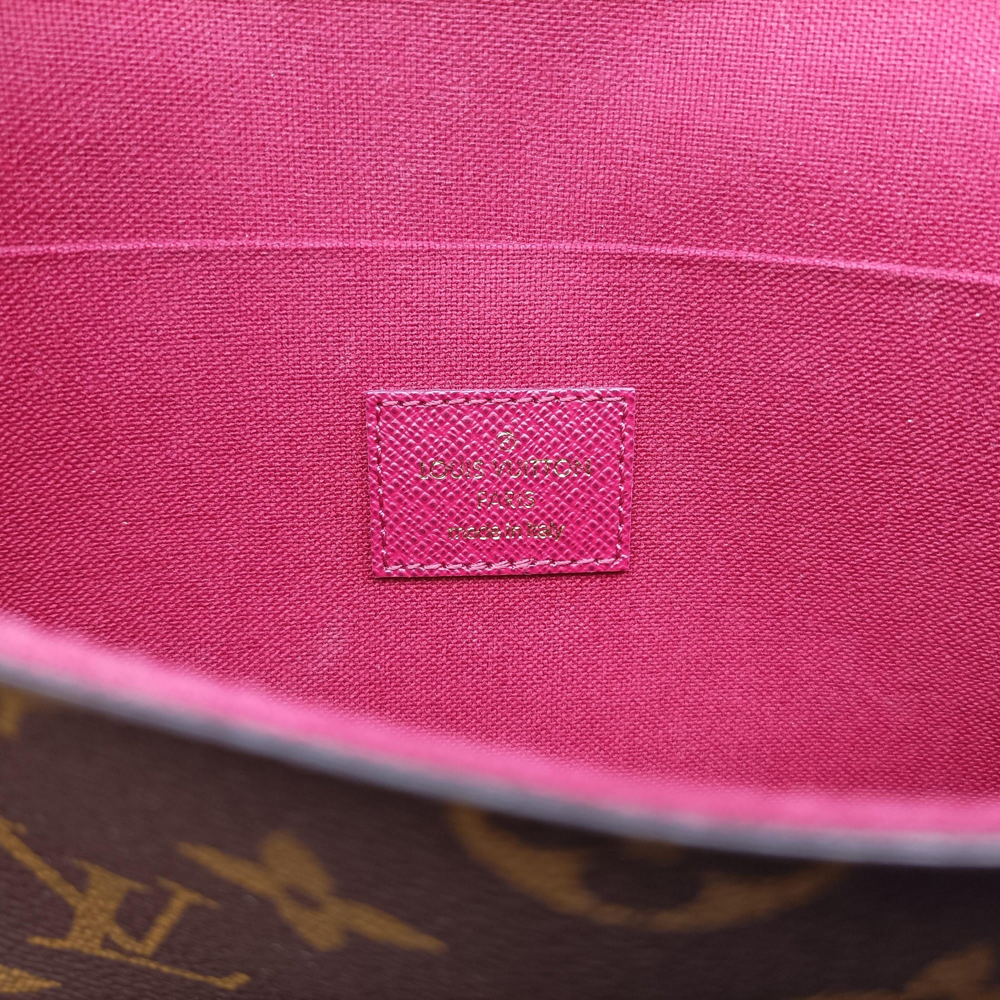 Pre-owned Louis Vuitton Pochette Felicie Brown Monogram Canvas M61276 shoulderbag | stylenewstar