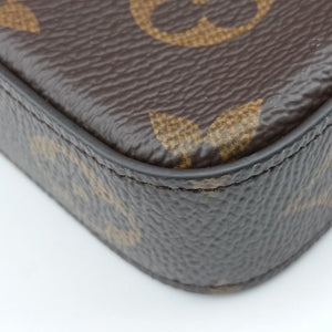 Pre-owned Louis Vuitton Pochette Felicie Brown Monogram Canvas M61276 shoulderbag | stylenewstar