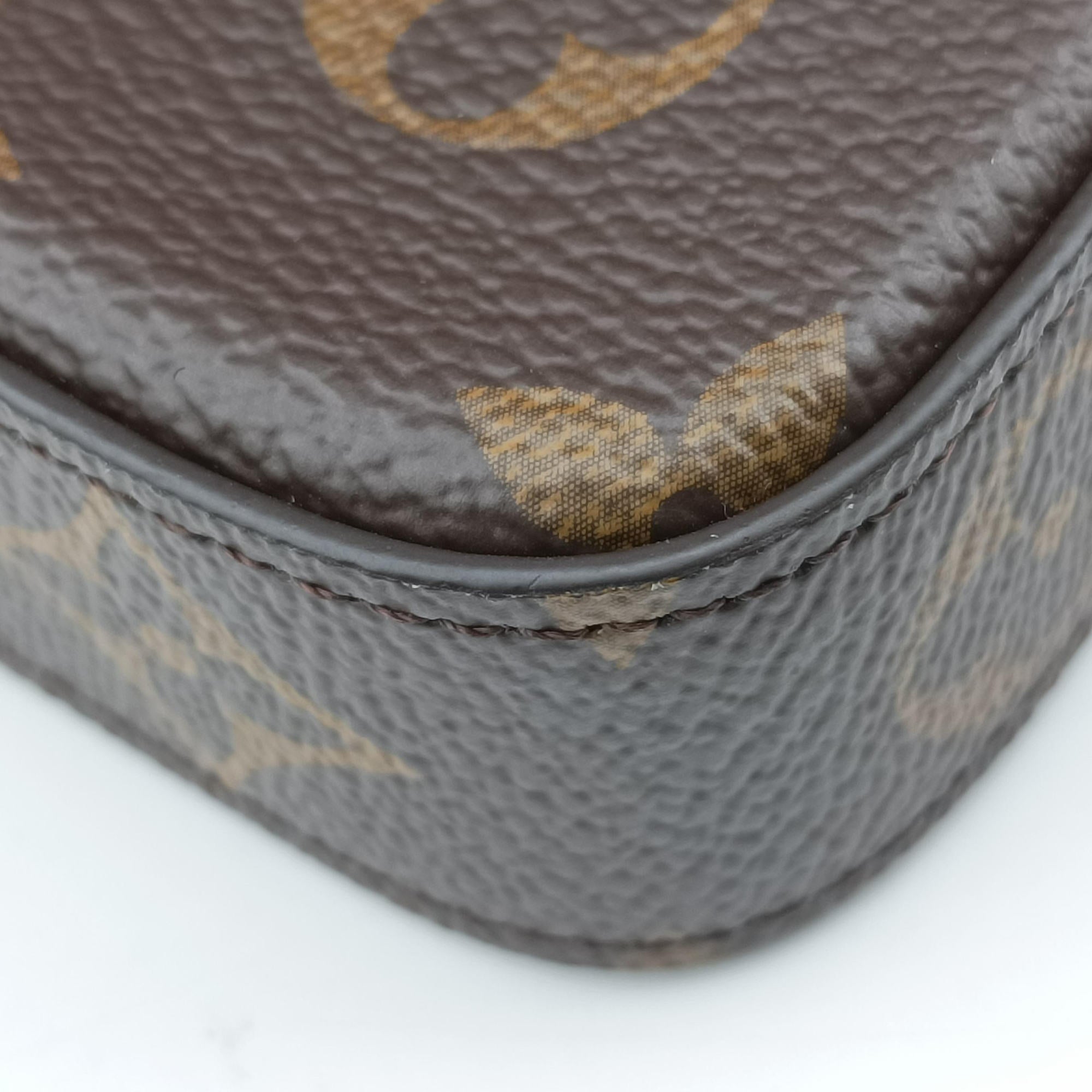 Pre-owned Louis Vuitton Pochette Felicie Brown Monogram Canvas M61276 shoulderbag | stylenewstar