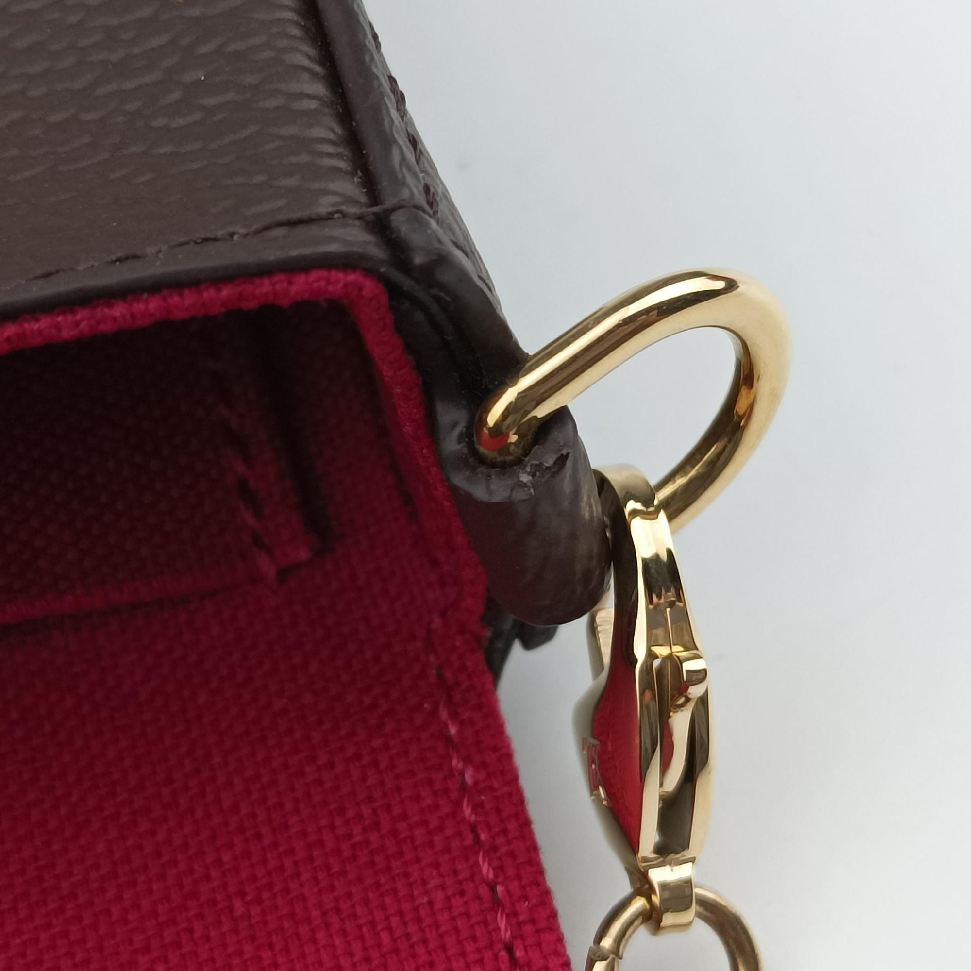 Pre-owned Louis Vuitton Pochette Felicie Brown Monogram Canvas M61276 shoulderbag | stylenewstar