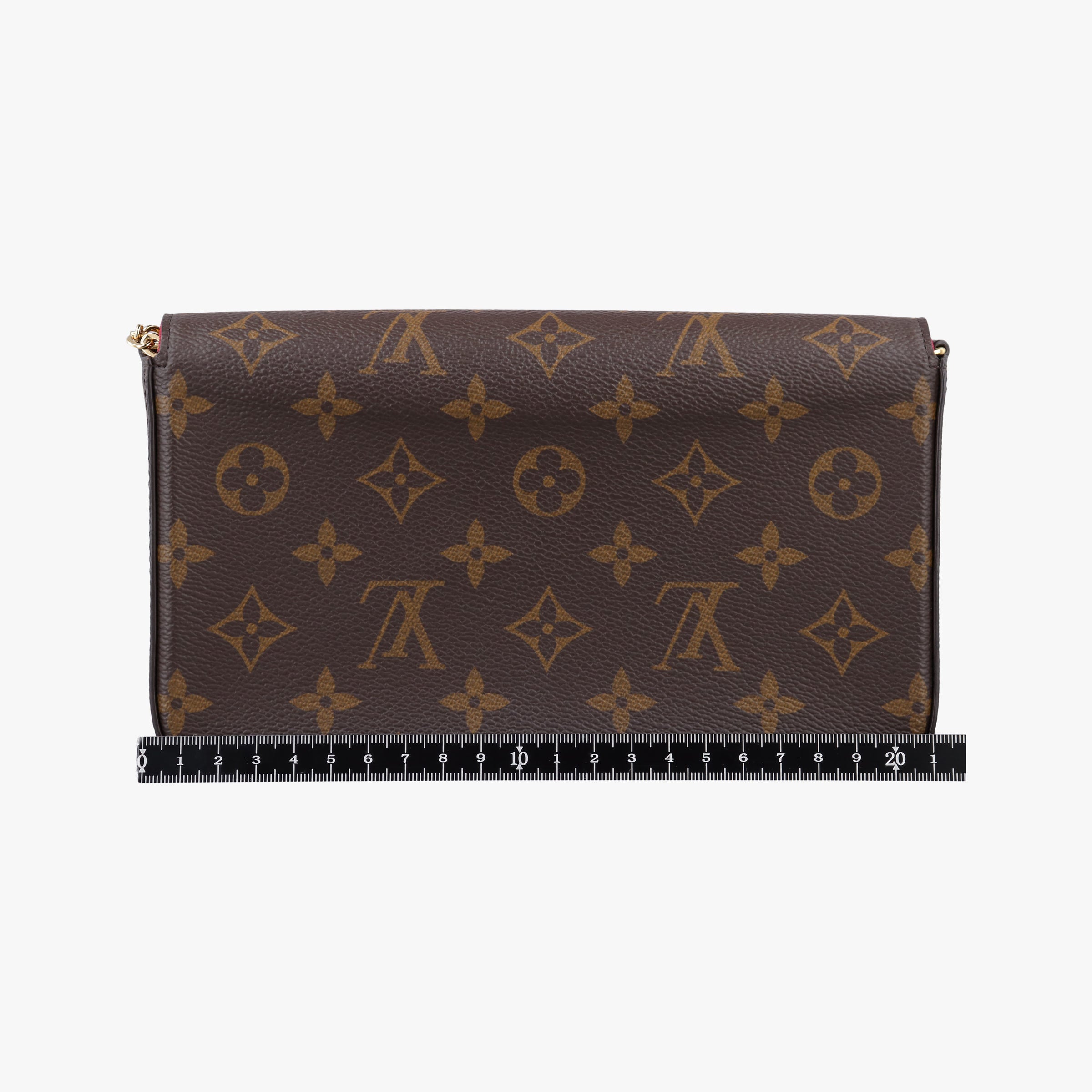 Pre-owned Louis Vuitton Pochette Felicie Brown Monogram Canvas M61276 shoulderbag | stylenewstar