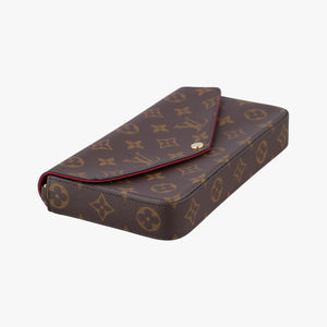 Pre-owned Louis Vuitton Pochette Felicie Brown Monogram Canvas M61276 shoulderbag | stylenewstar