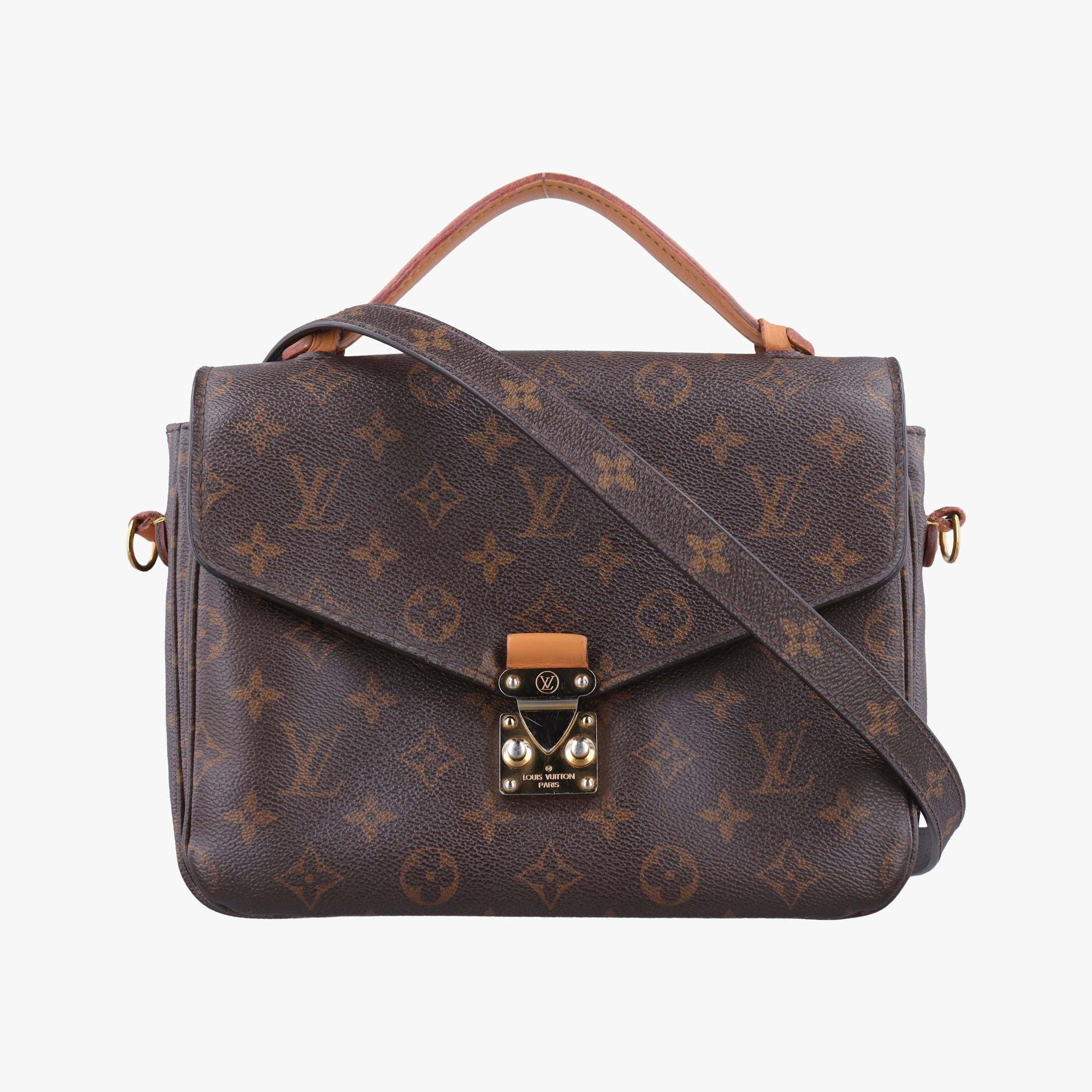 Pre-owned Louis Vuitton Pochette Metis MM Brown Monogram Canvas M44875 shoulderbag | stylenewstar