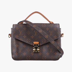 Pre-owned Louis Vuitton Pochette Metis MM Brown Monogram Canvas M44875 shoulderbag | stylenewstar