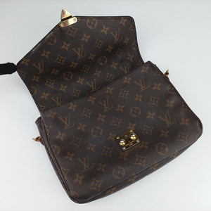 Pre-owned Louis Vuitton Pochette Metis MM Brown Monogram Canvas M44875 shoulderbag | stylenewstar