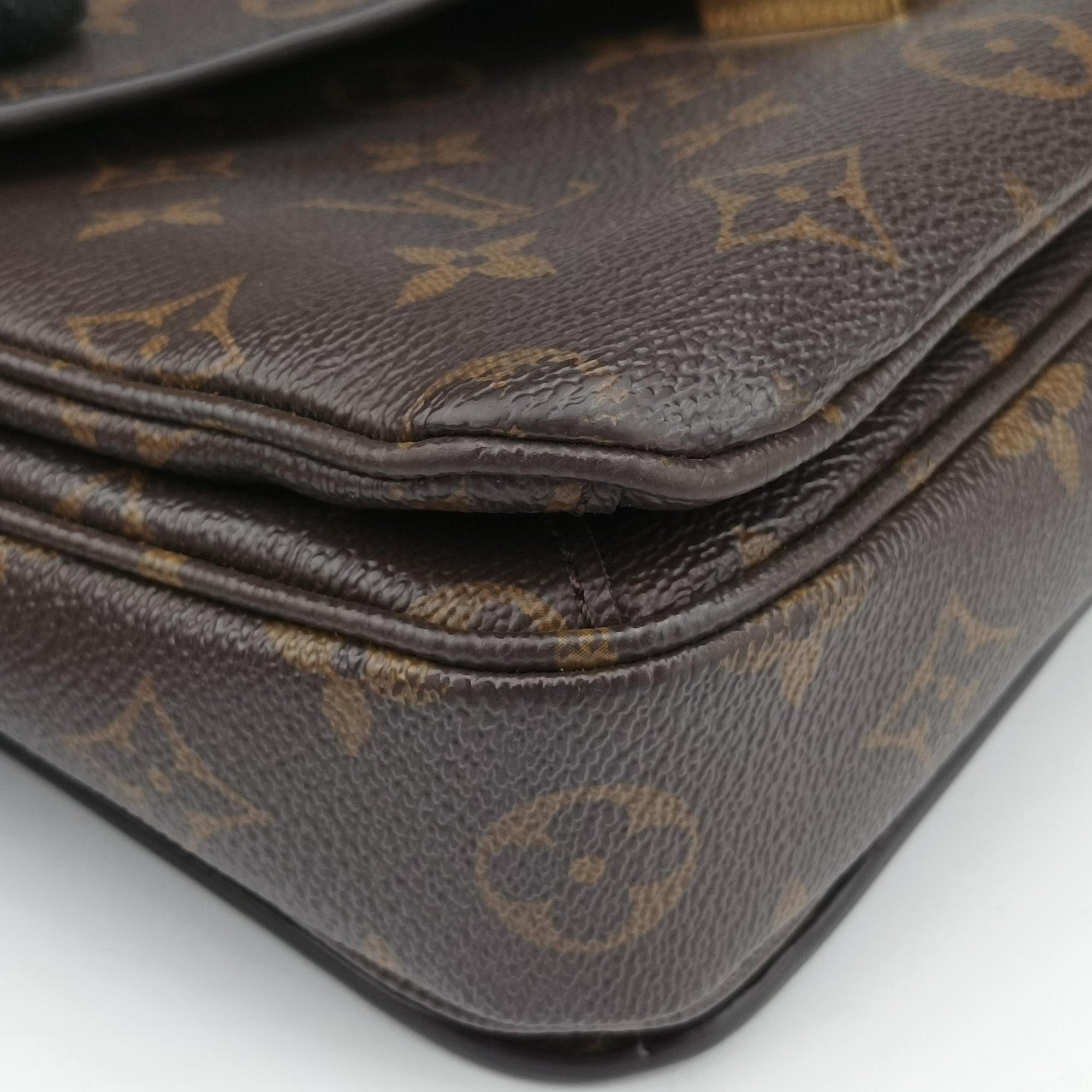 Pre-owned Louis Vuitton Pochette Metis MM Brown Monogram Canvas M44875 shoulderbag | stylenewstar