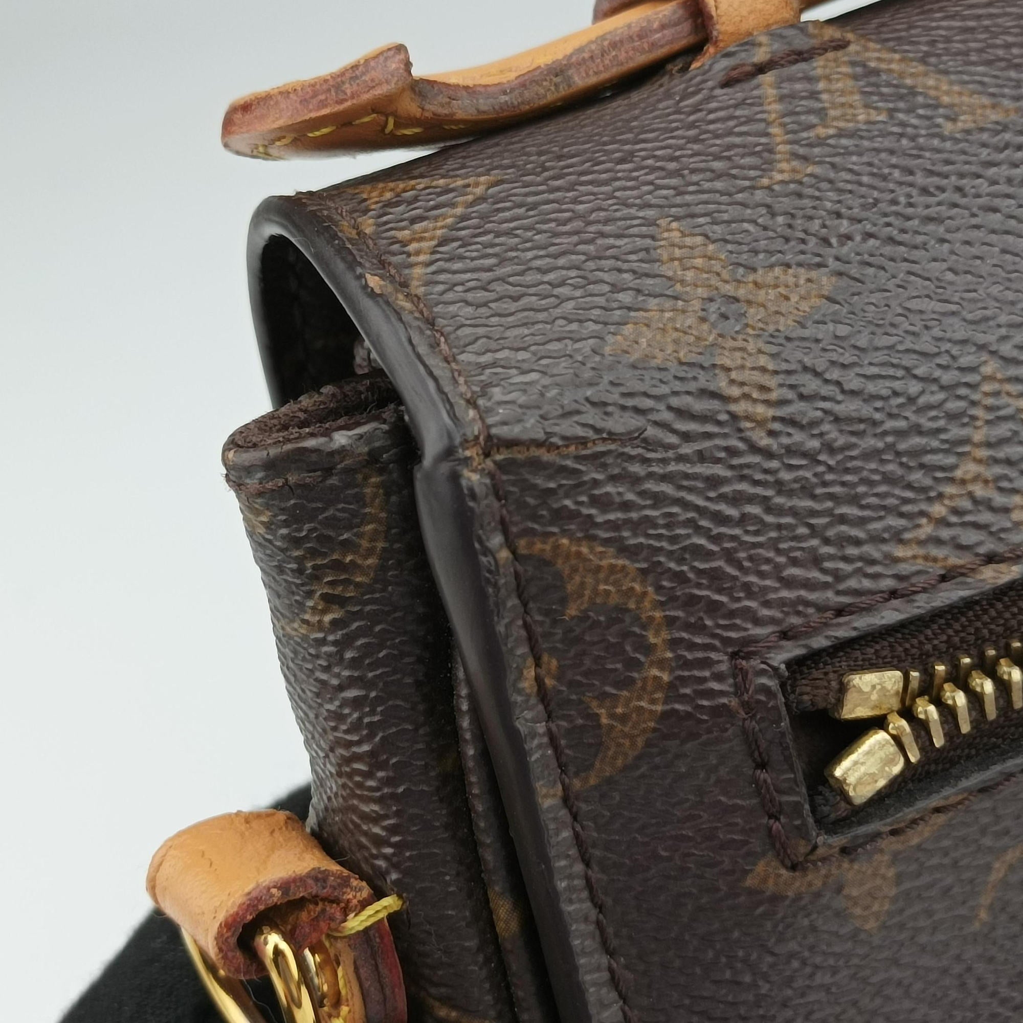 Pre-owned Louis Vuitton Pochette Metis MM Brown Monogram Canvas M44875 shoulderbag | stylenewstar