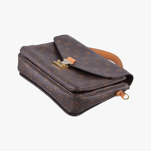Pre-owned Louis Vuitton Pochette Metis MM Brown Monogram Canvas M44875 shoulderbag | stylenewstar