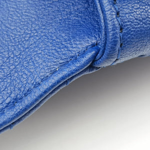 Pre-owned Yves Saint Laurent COLLEGE Blue Leather 428056 shoulderbag | stylenewstar