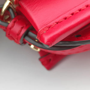Pre-owned Fendi SUNSHINE SHOPPER Red Leather 8BS051 shoulderbag | stylenewstar