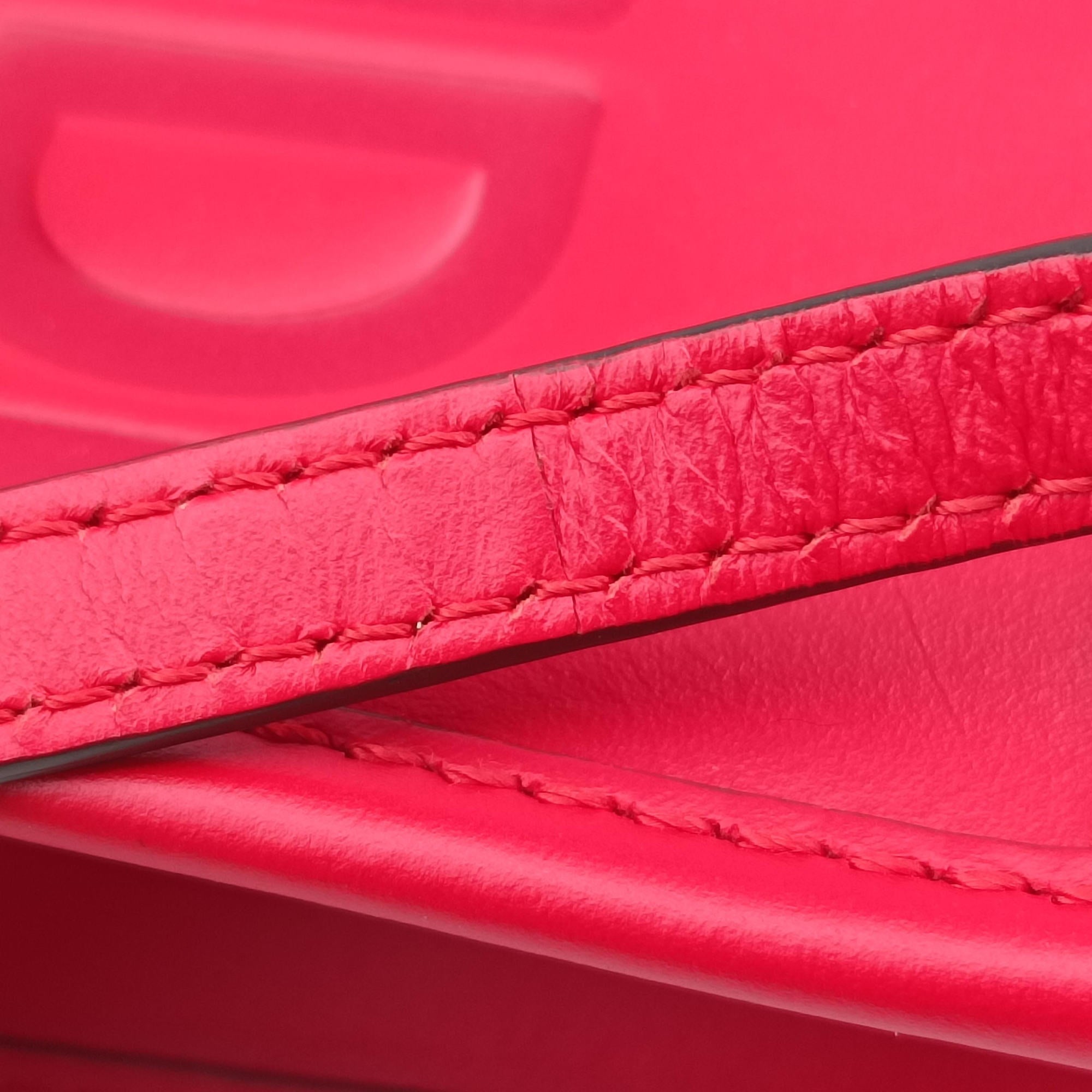 Pre-owned Fendi SUNSHINE SHOPPER Red Leather 8BS051 shoulderbag | stylenewstar