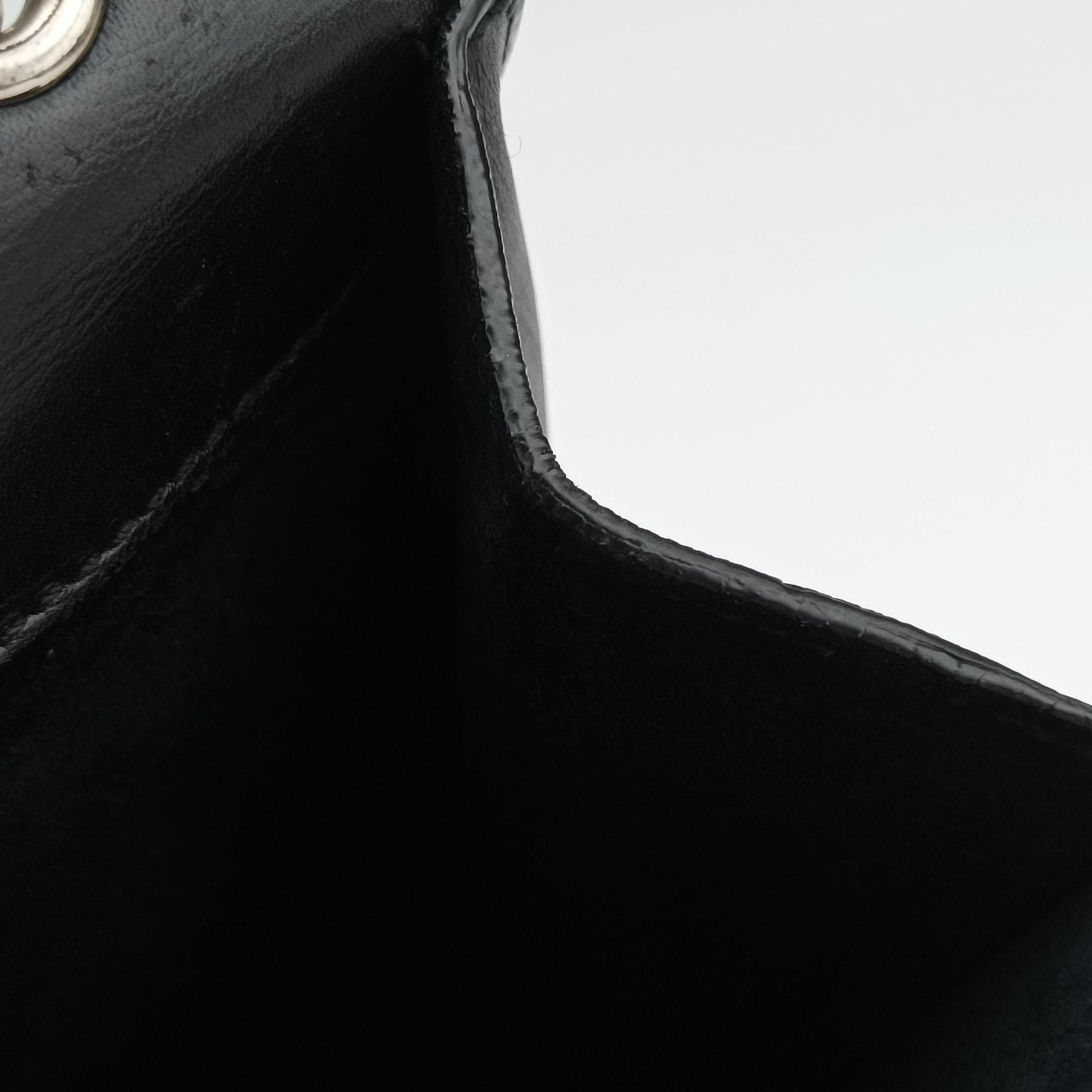 Pre-owned Yves Saint Laurent Betty Black Leather 315680 shoulderbag | stylenewstar