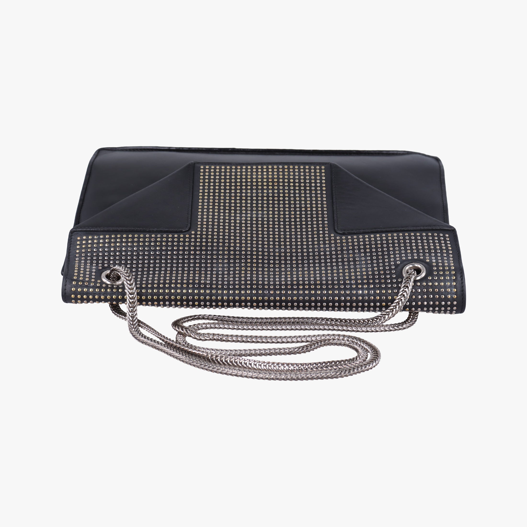 Pre-owned Yves Saint Laurent Betty Black Leather 315680 shoulderbag | stylenewstar