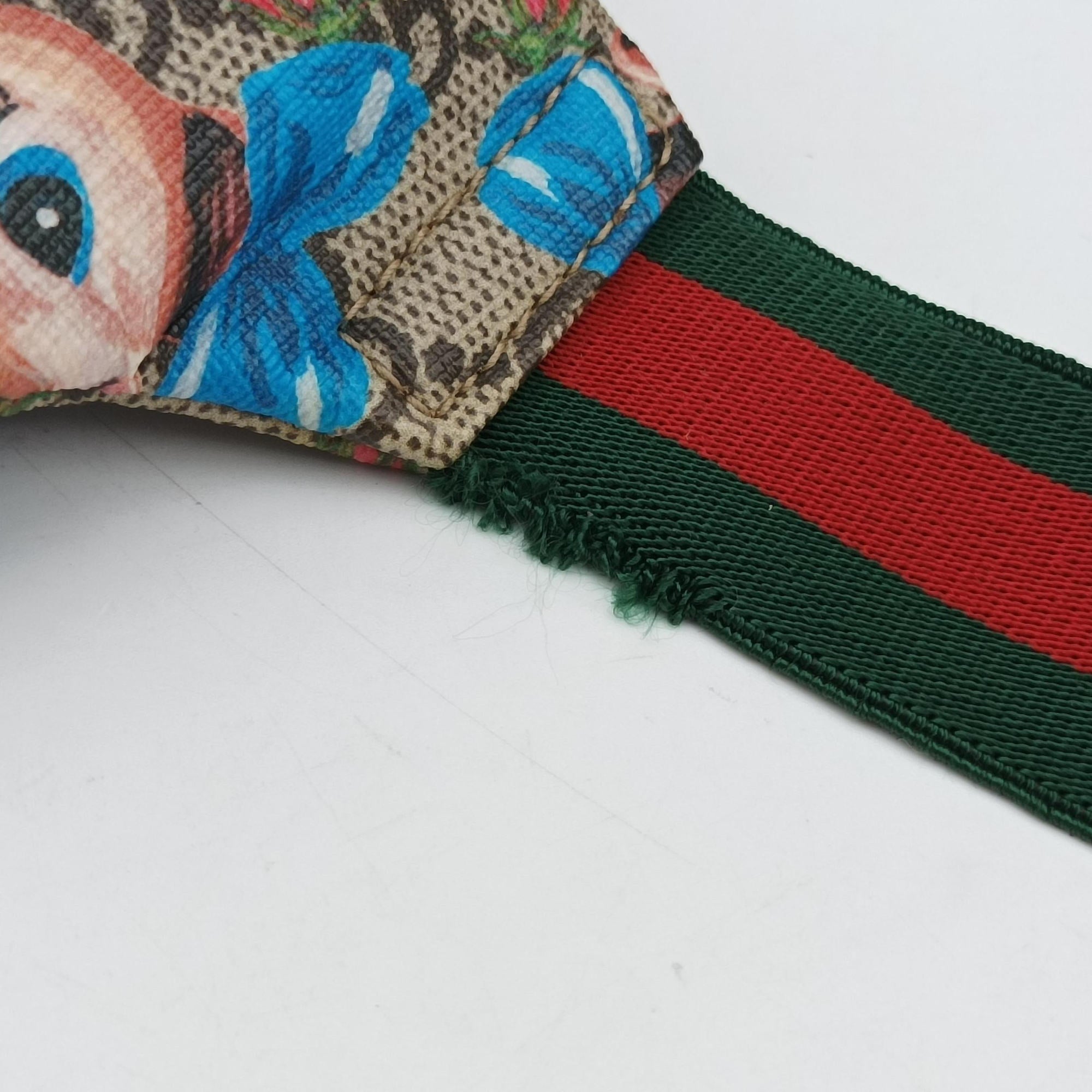 Pre-owned Gucci kids GG Deer Print Multicolor PVC coated canvas 502095 bum bag/waist bag | stylenewstar