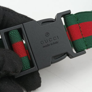 Pre-owned Gucci kids GG Deer Print Multicolor PVC coated canvas 502095 bum bag/waist bag | stylenewstar
