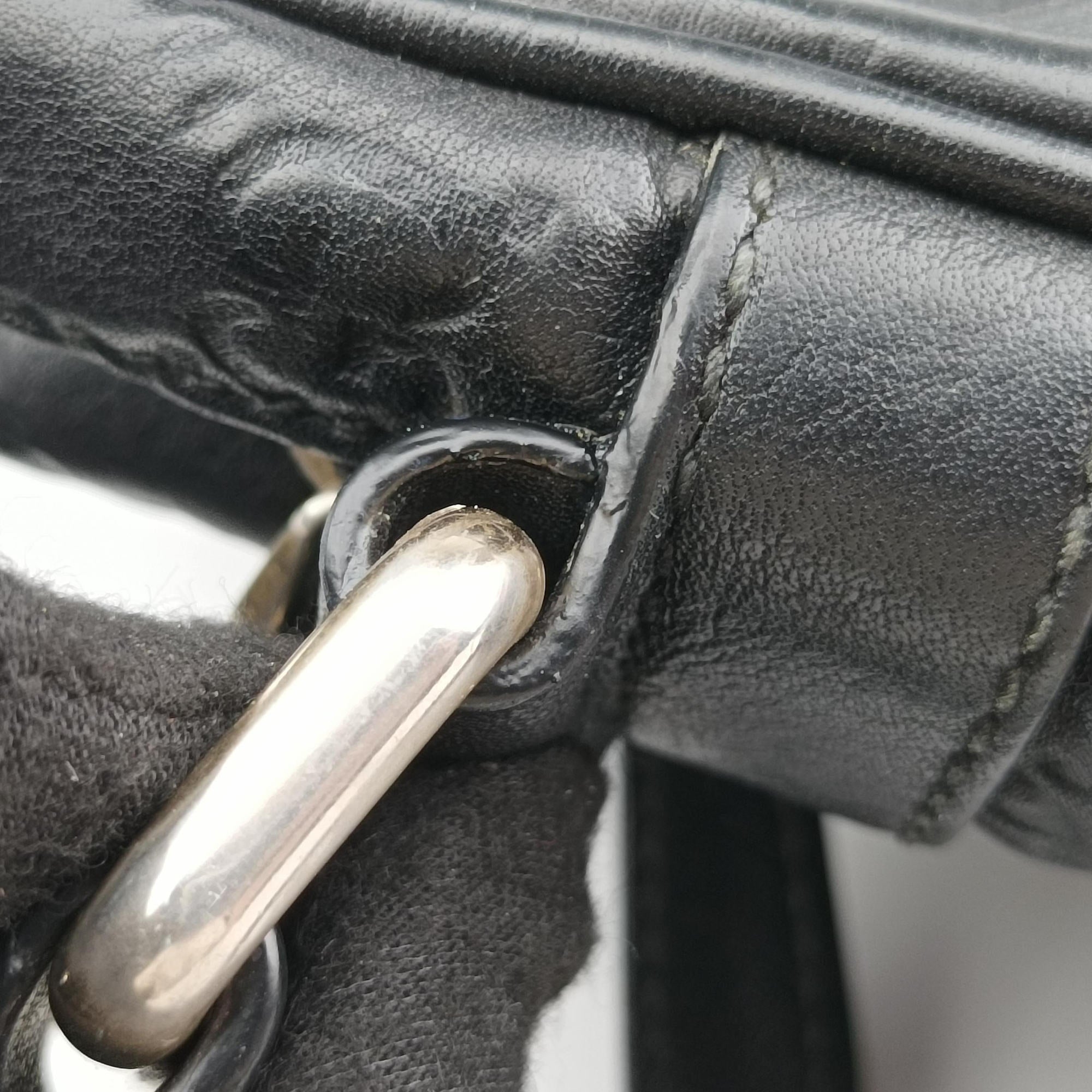 Secondhand Gucci GG Imprime Messenger Black Leather 201448 shoulderbag | stylenewstar