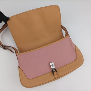 Vintage Gucci Jackie Brown × Pink Canvas × Leather 001 38 shoulderbag | stylenewstar
