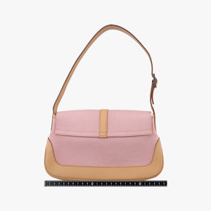 Vintage Gucci Jackie Brown × Pink Canvas × Leather 001 38 shoulderbag | stylenewstar