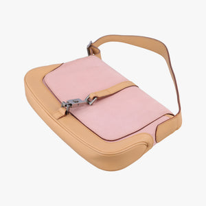 Vintage Gucci Jackie Brown × Pink Canvas × Leather 001 38 shoulderbag | stylenewstar