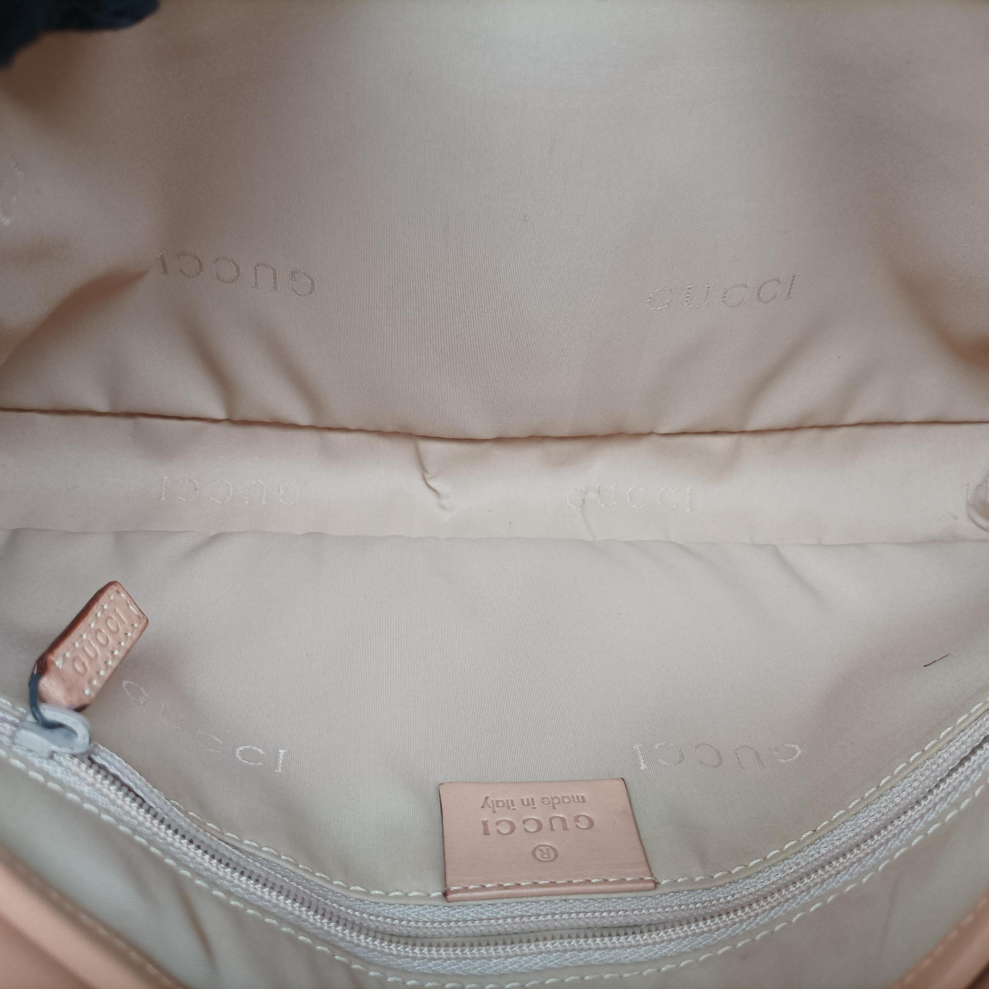 Vintage Gucci Jackie Brown × Pink Canvas × Leather 001 38 shoulderbag | stylenewstar