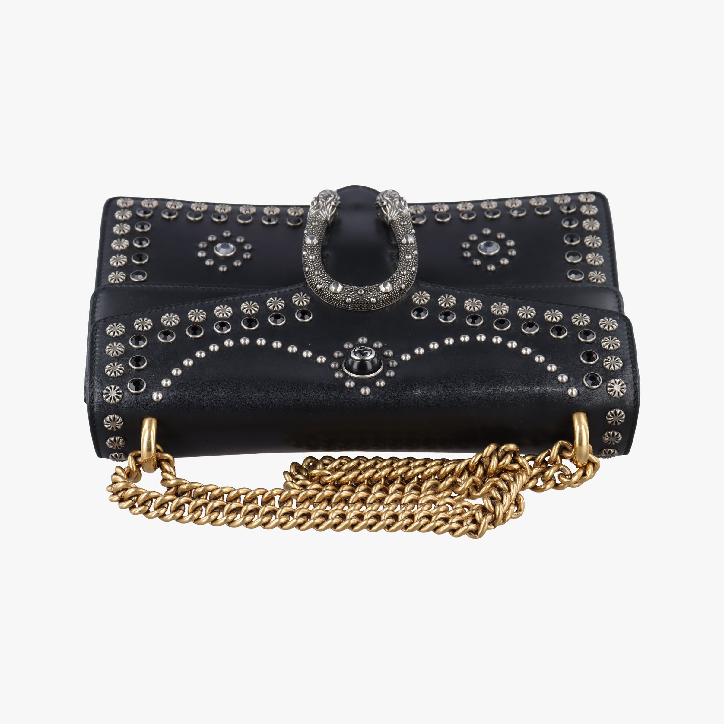 Secondhand Gucci Dionysus Black Leather 400249 shoulderbag | stylenewstar