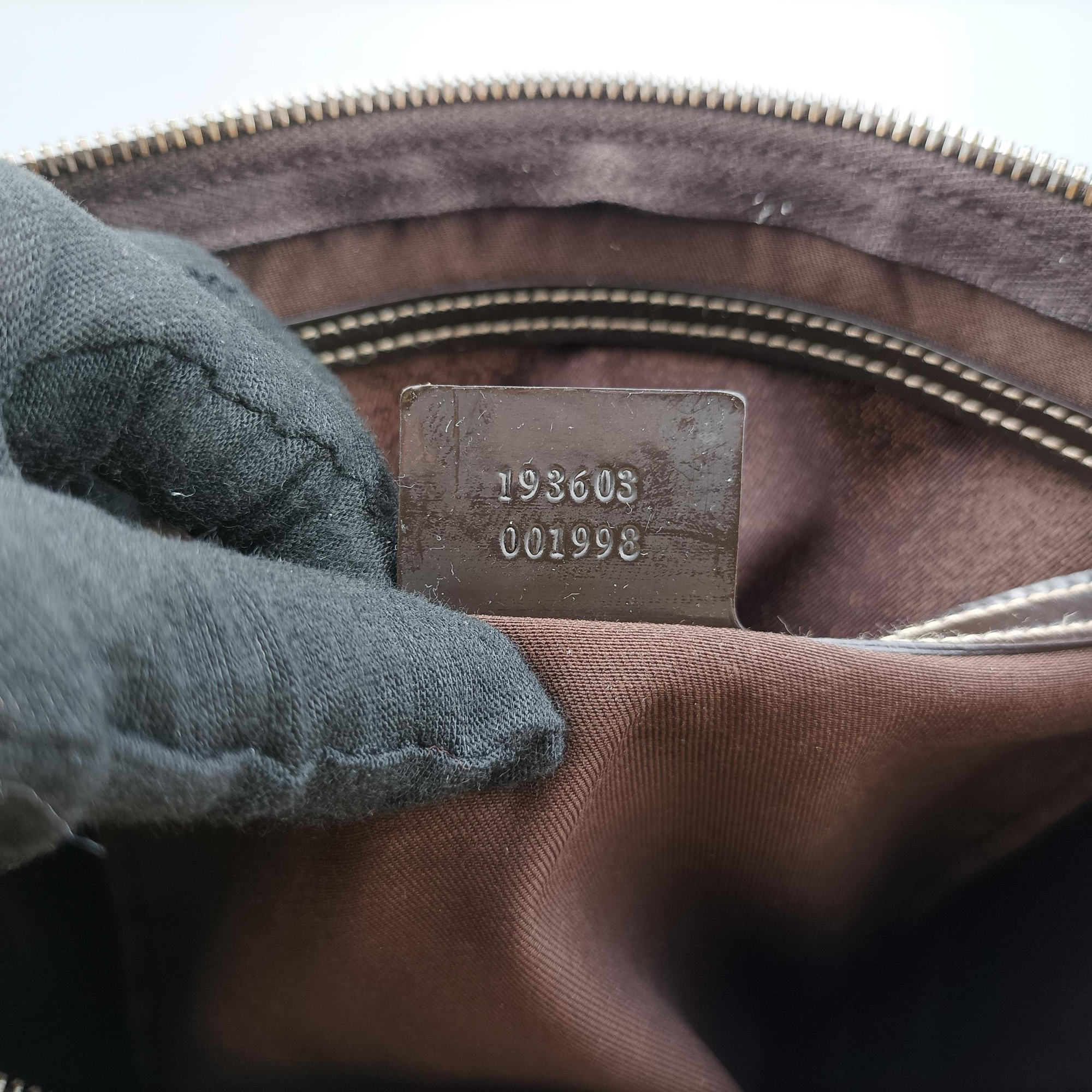 Pre-owned Gucci GG plus Spring Joy GG Supreme Brown PVC coated canvas 193603 handbag | stylenewstar