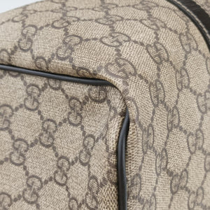 Pre-owned Gucci GG plus Spring Joy GG Supreme Brown PVC coated canvas 193603 handbag | stylenewstar