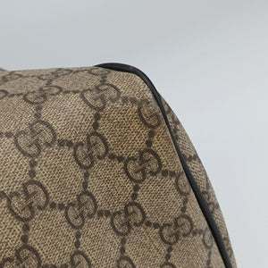 Pre-owned Gucci GG plus Spring Joy GG Supreme Brown PVC coated canvas 193603 handbag | stylenewstar