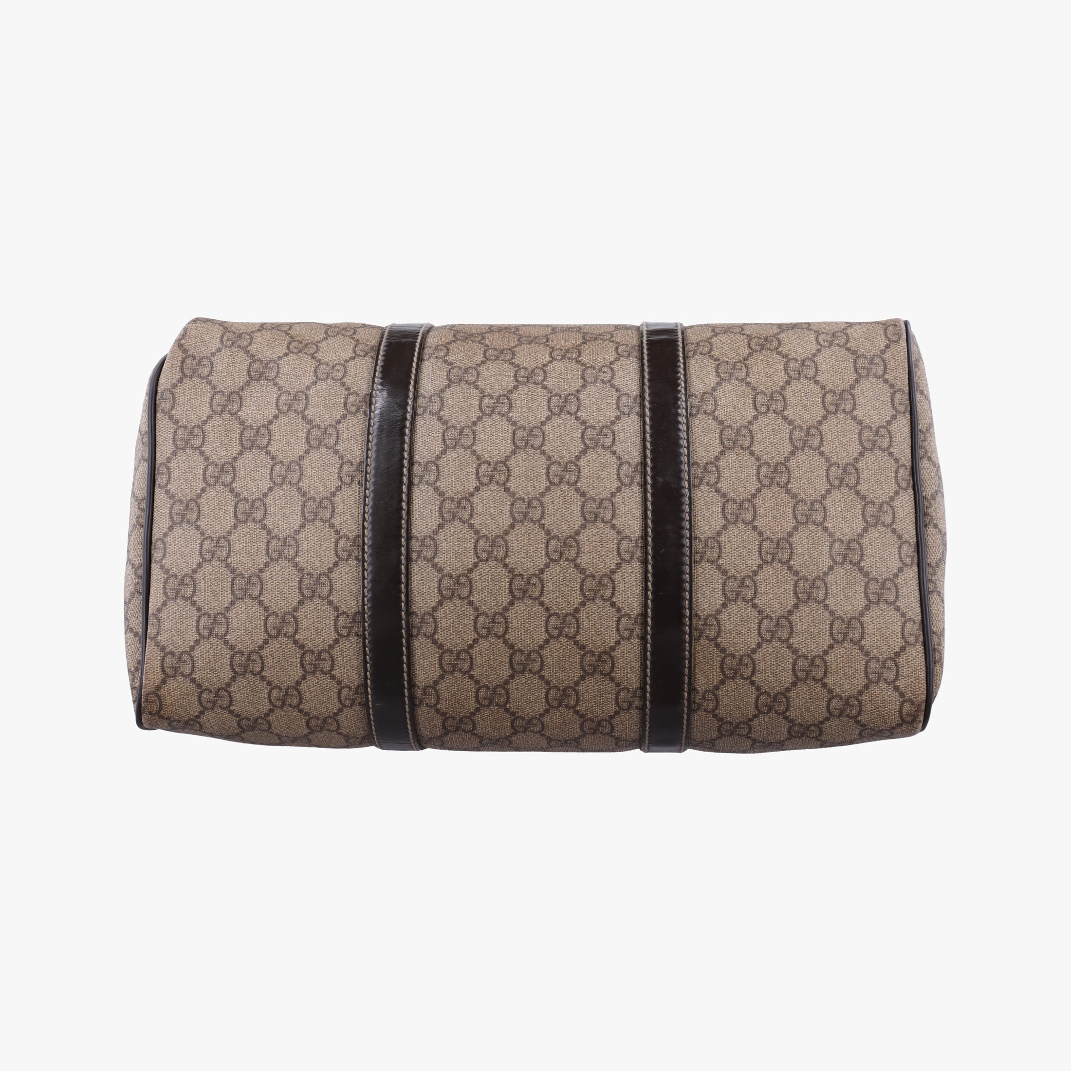 Pre-owned Gucci GG plus Spring Joy GG Supreme Brown PVC coated canvas 193603 handbag | stylenewstar