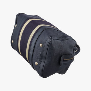Pre-owned Gucci Sherry Line navy Leather 269876 handbag | stylenewstar