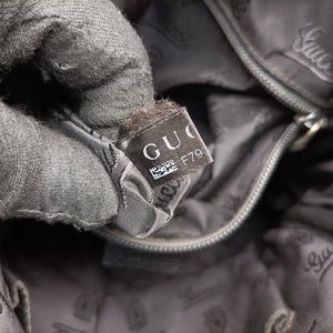 Pre-owned Gucci GG Imprime Messenger Black Leather 201448 shoulderbag | stylenewstar
