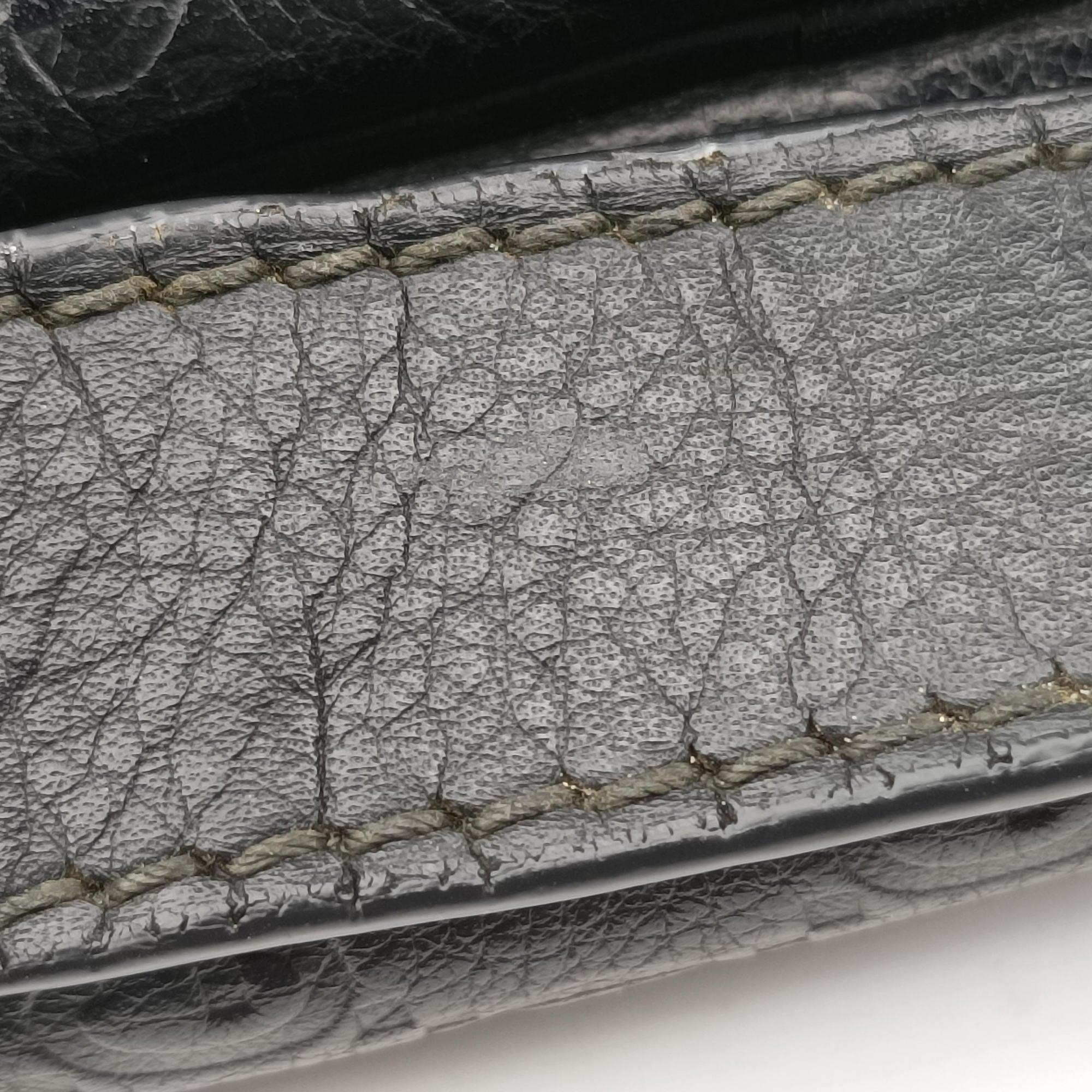 Pre-owned Gucci GG Imprime Messenger Black Leather 201448 shoulderbag | stylenewstar