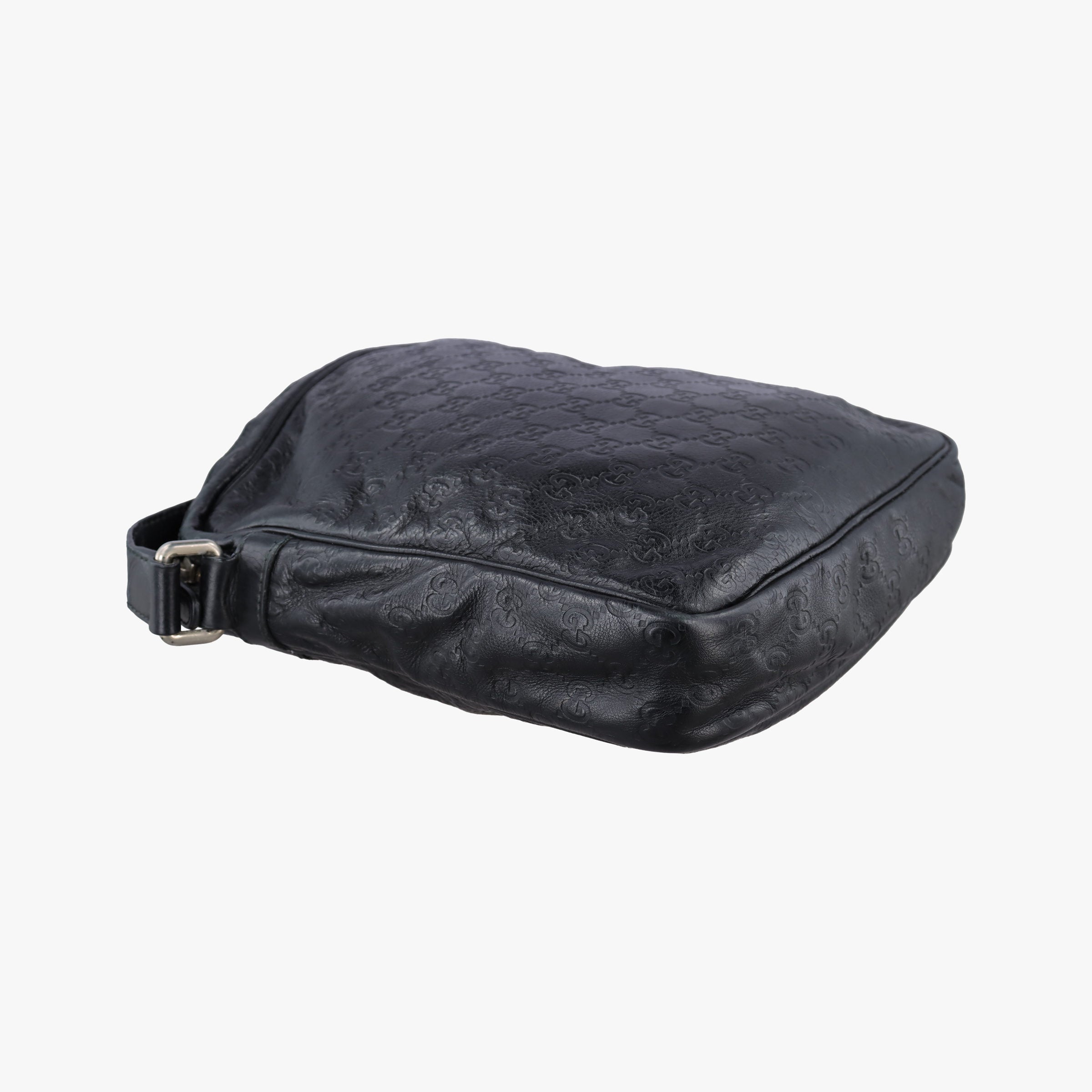 Pre-owned Gucci GG Imprime Messenger Black Leather 201448 shoulderbag | stylenewstar