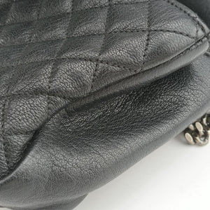 Pre-owned Yves Saint Laurent ENVELOPE Black Leather 428125 shoulderbag | stylenewstar