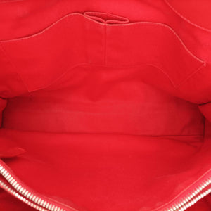 Vintage Chanel Up in the Air Perforated French Riviera Red Leather A67654 shoulderbag | stylenewstar