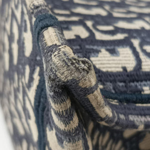 Pre-owned Christian Dior Book Tote Navy Jacquard  handbag | stylenewstar