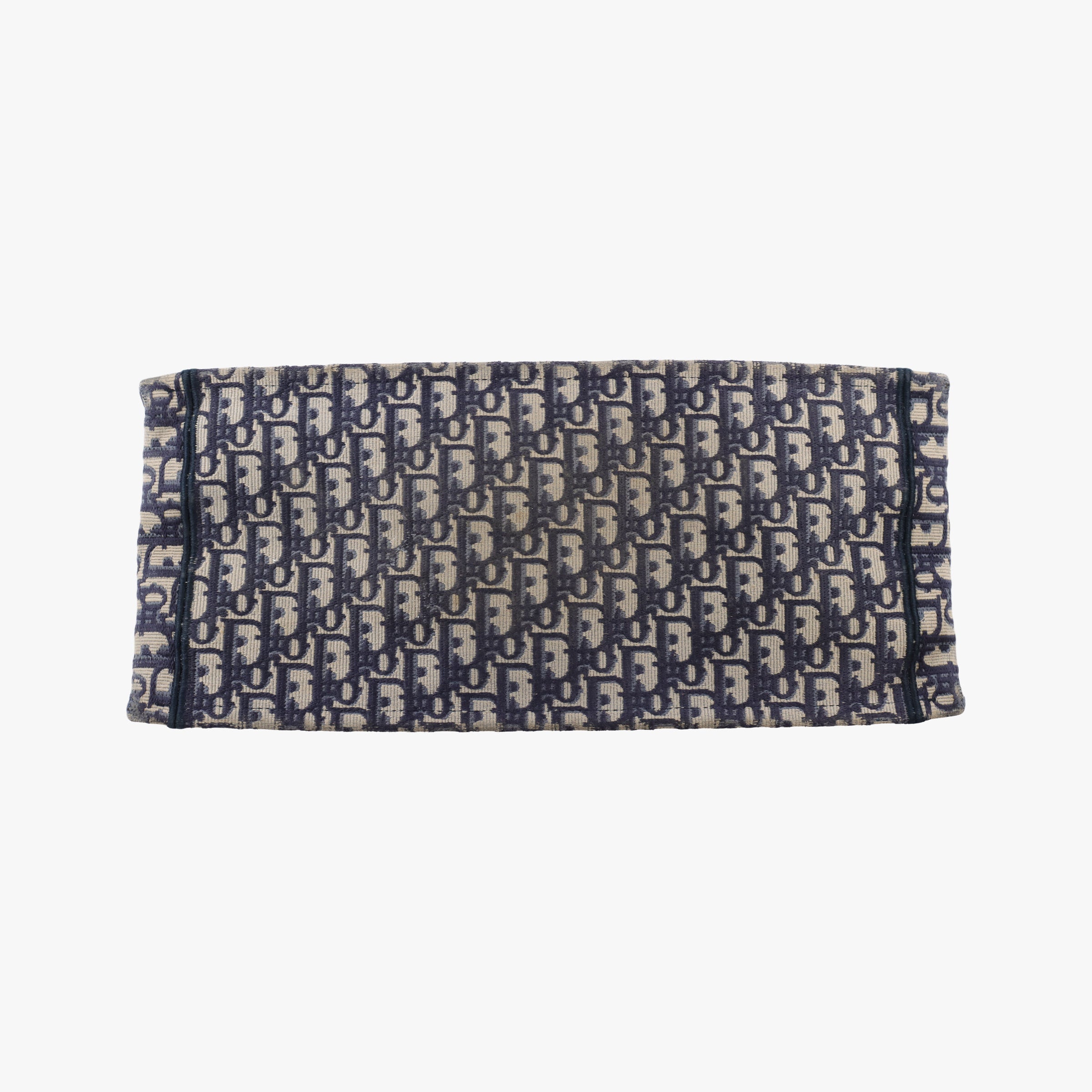 Pre-owned Christian Dior Book Tote Navy Jacquard  handbag | stylenewstar