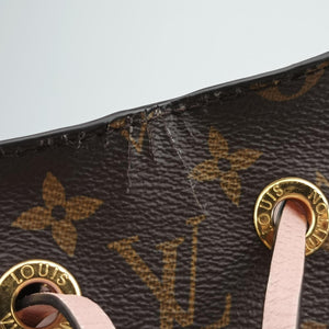 Secondhand Louis Vuitton NeoNoe BROWN×Rose Poodle Monogram Canvas M44022 shoulderbag | stylenewstar