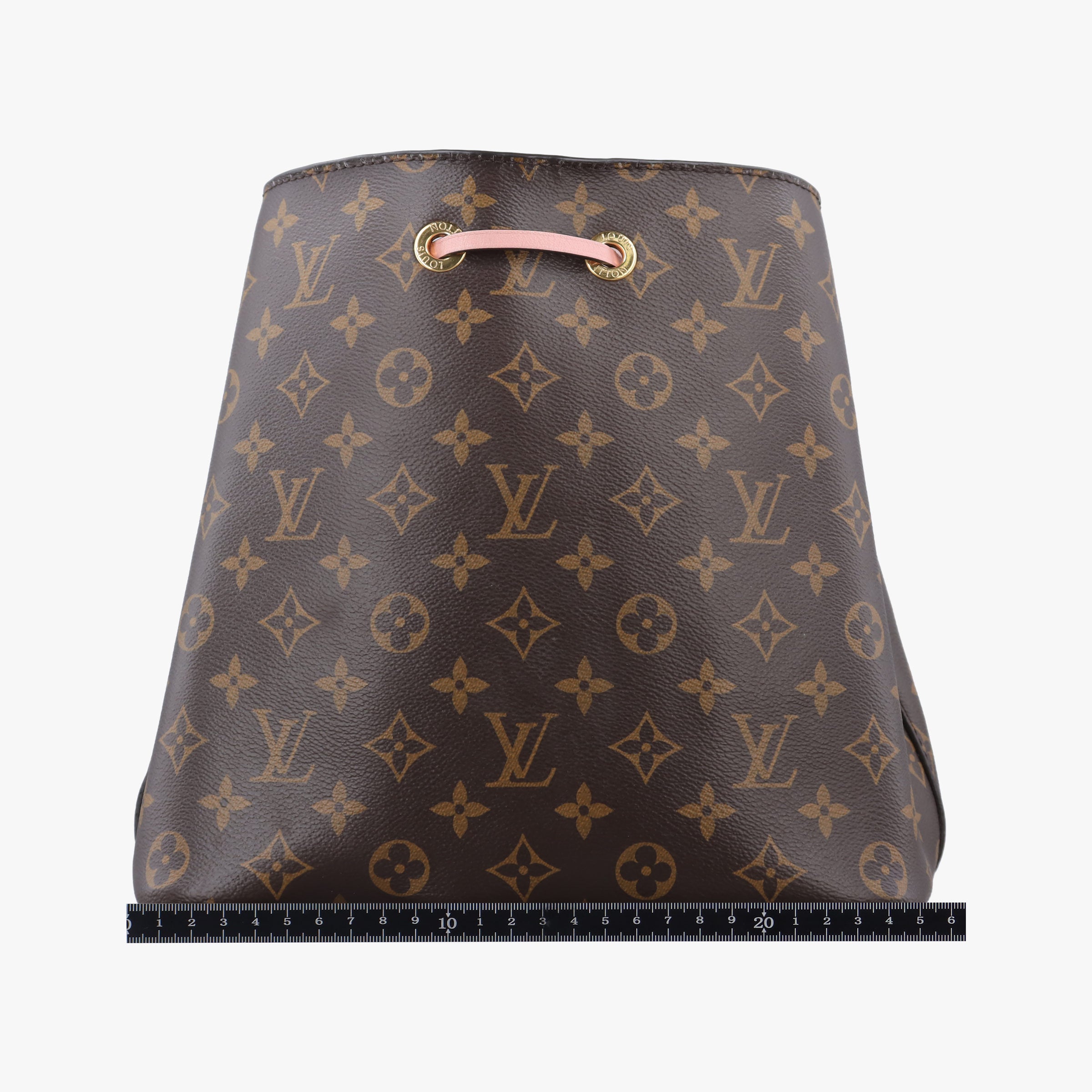 Secondhand Louis Vuitton NeoNoe BROWN×Rose Poodle Monogram Canvas M44022 shoulderbag | stylenewstar