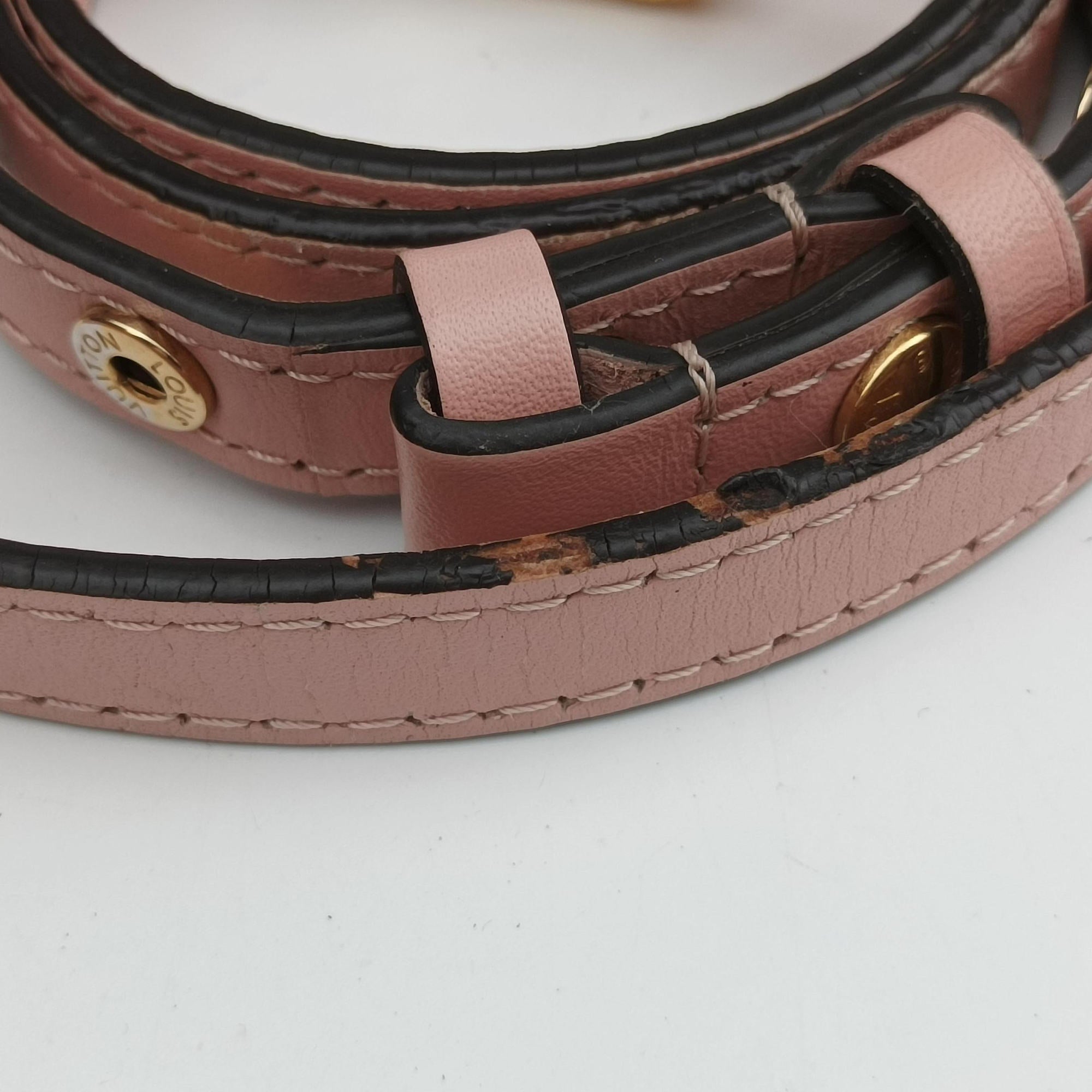 Secondhand Louis Vuitton NeoNoe BROWN×Rose Poodle Monogram Canvas M44022 shoulderbag | stylenewstar