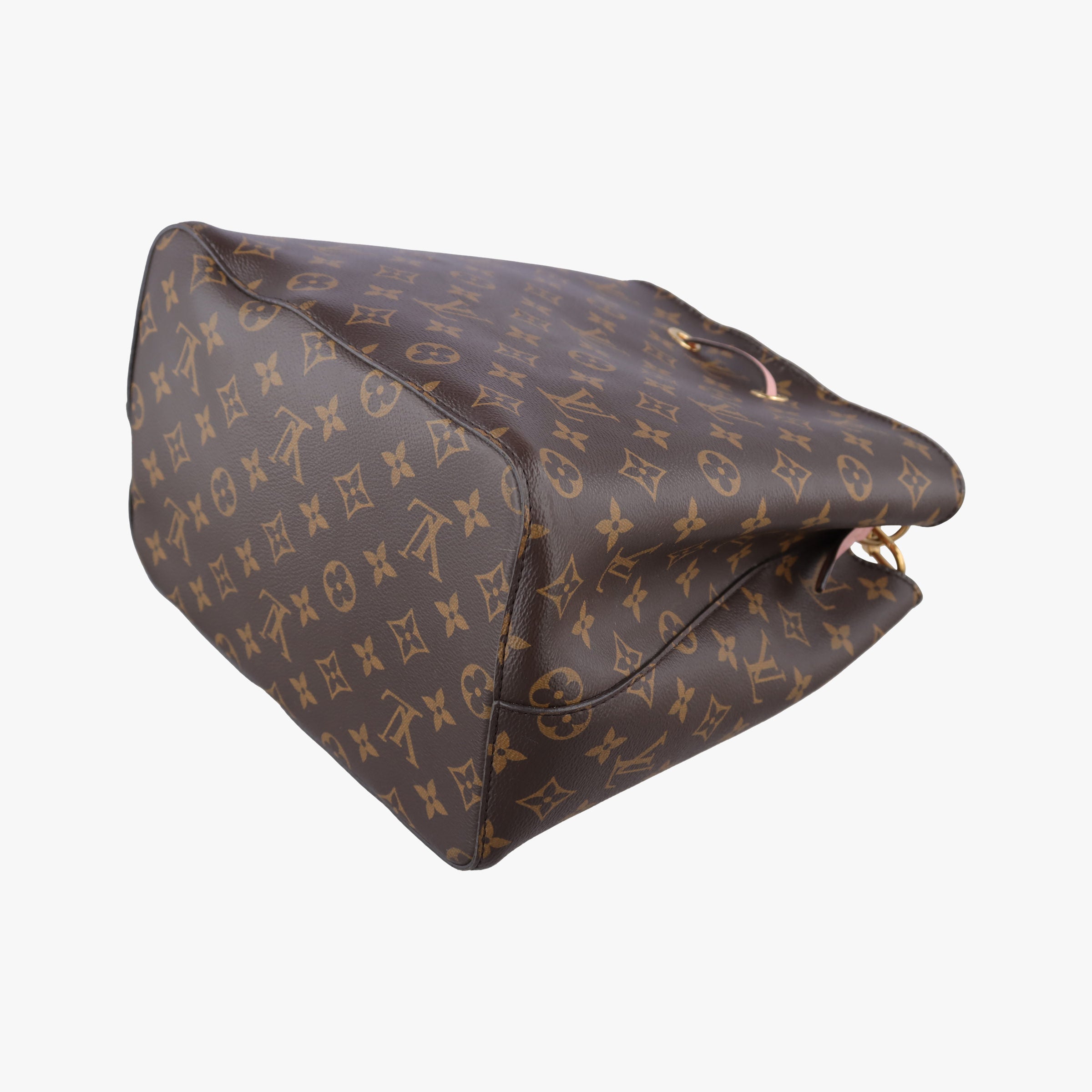 Secondhand Louis Vuitton NeoNoe BROWN×Rose Poodle Monogram Canvas M44022 shoulderbag | stylenewstar