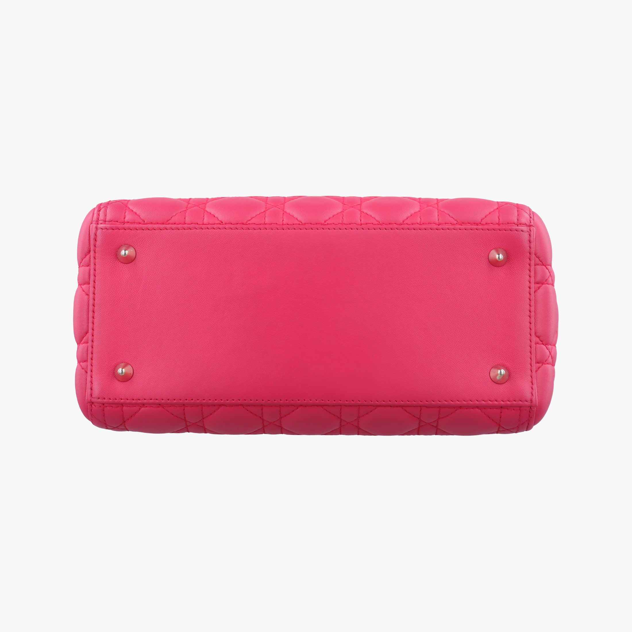 Secondhand Christian Dior Lady Dior Rose lambskin  handbag | stylenewstar