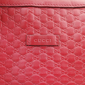 Pre-owned Gucci Microguccissima Red Leather 449657 shoulderbag | stylenewstar