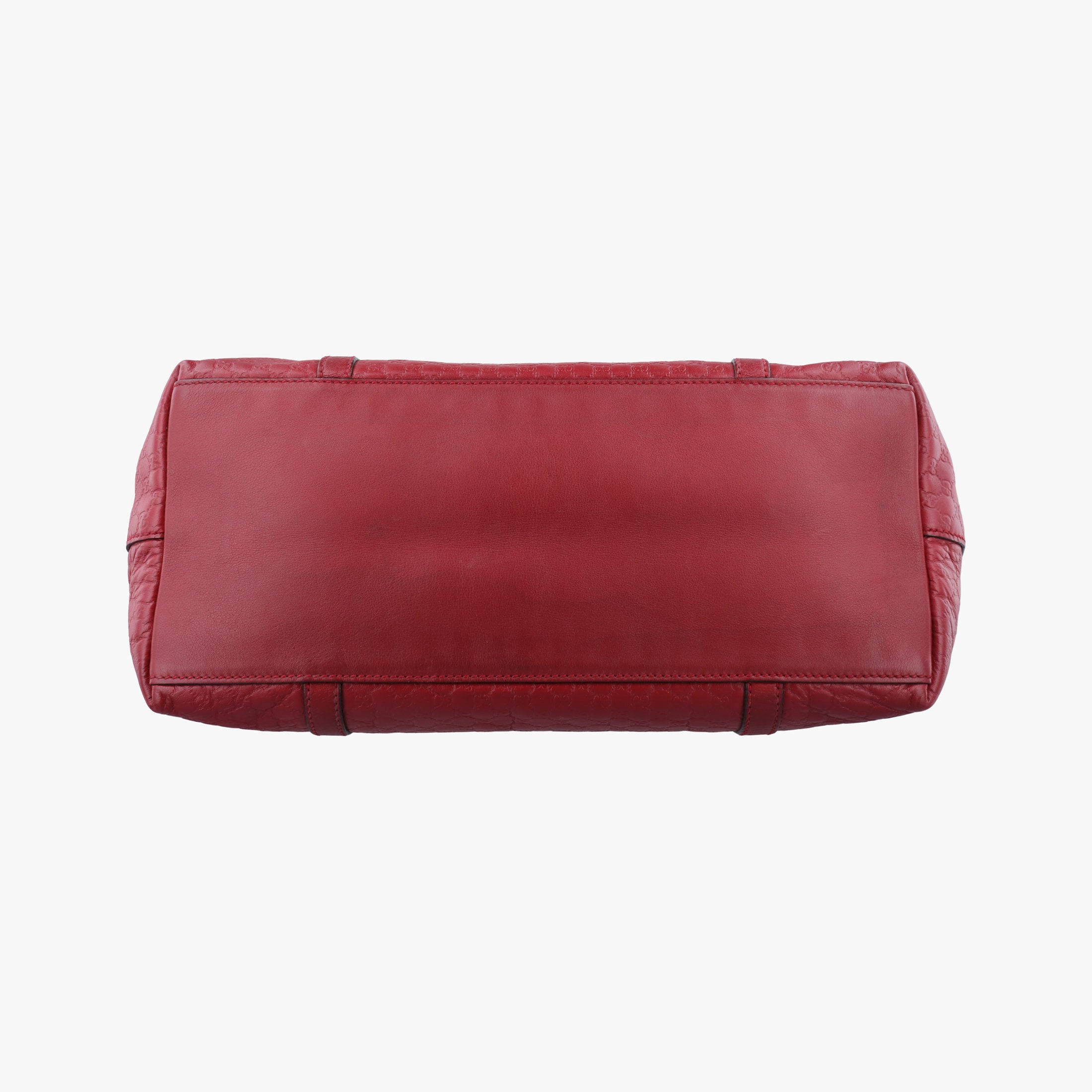 Pre-owned Gucci Microguccissima Red Leather 449657 shoulderbag | stylenewstar