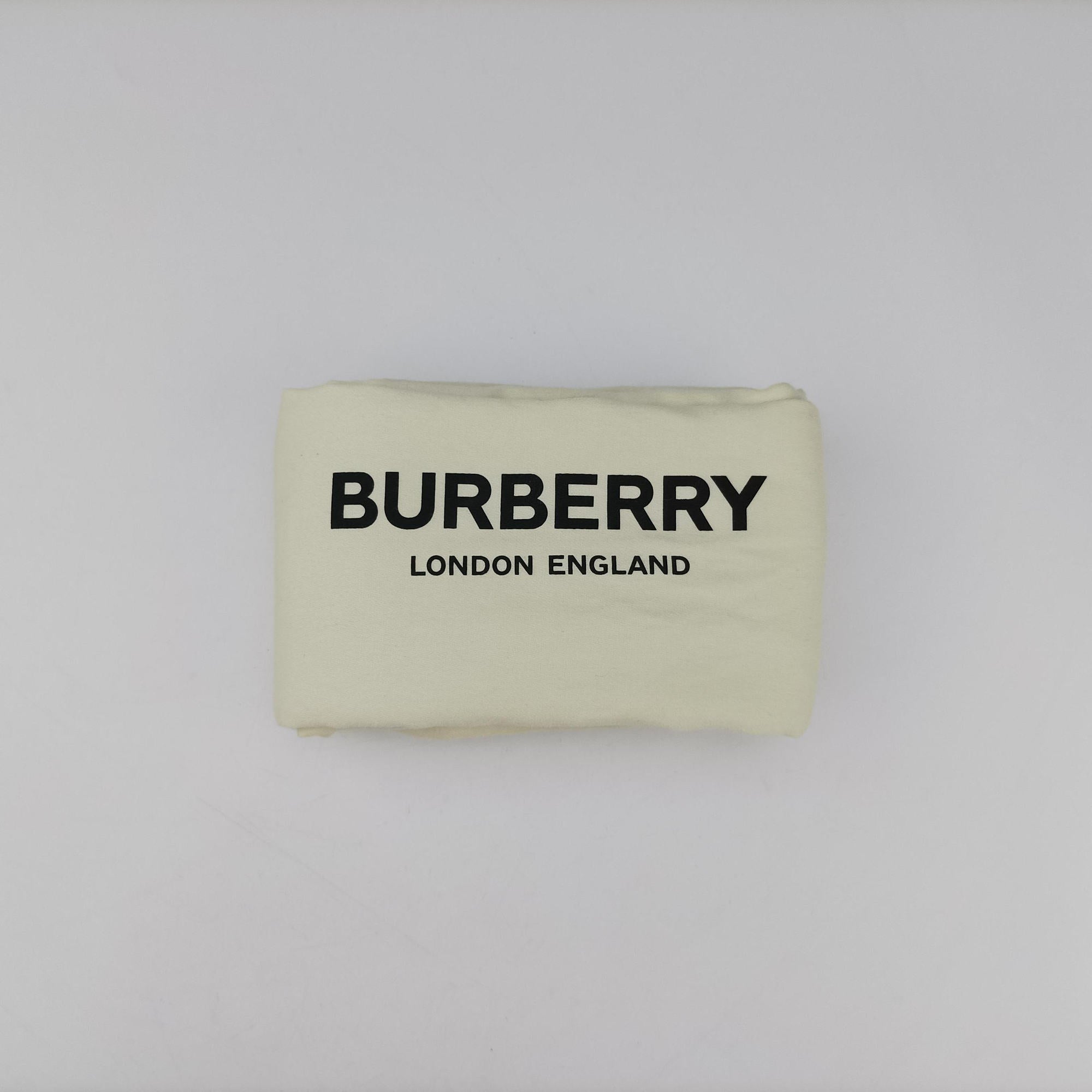 Pre-owned Burberry Monogram Stripe Brown×Multicolour PVC coated canvas x leather  bum bag/waist bag | stylenewstar