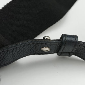 Pre-owned Christian Dior Saddle Pouch Navy×Black Jacquard  shoulderbag | stylenewstar